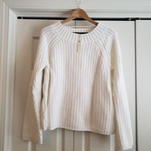 NWT white sweater